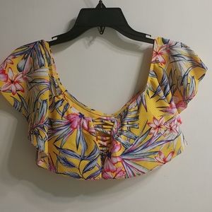 Tinibikini Cropped Swim Top Size L